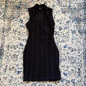 Forever 21 - Laced Bodycon Black Dress - Small